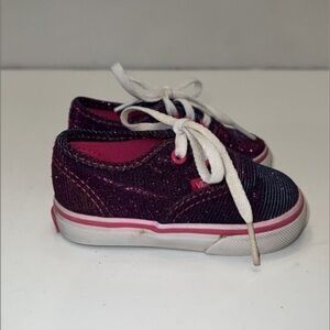 Vans Kids Glitter Sneakers - Pink and Purple